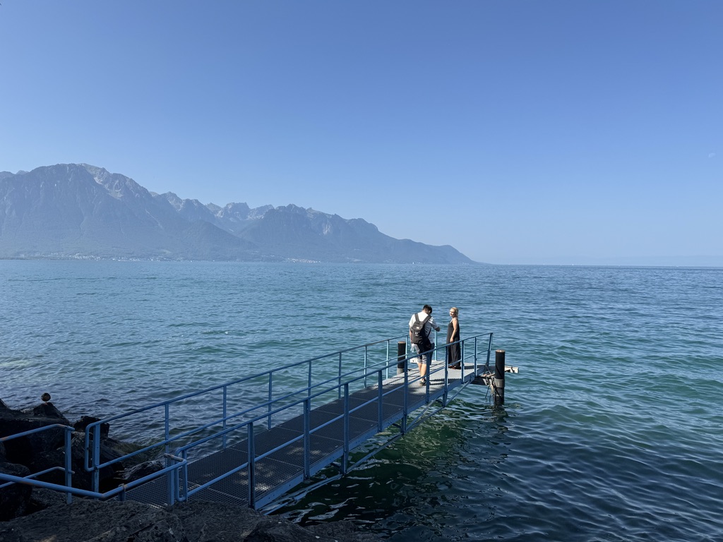 Couple by the water